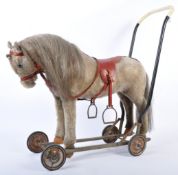 VINTAGE CHILDRENS PUSH ALONG RIDE ALONG HORSE