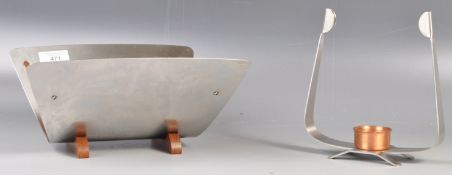 ARTHUR SALM & WINCKLER TEAK AND STAINLESS STEEL IT