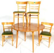 A RETRO MID 20TH CENTURY KITCHEN DINING TABLE AND