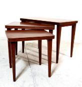 TEAK WOOD DANISH INSPIRED NEST OF TABLES