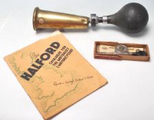 VINTAGE 20TH CENTURY MOTORING CAR RELATED ITEMS
