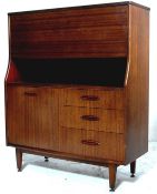 A VINTAGE TEAK WOOD JENTIQUE BUREAU