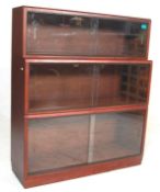 SIMPLEX MAHOGANY LAWYERS BOOKCASE