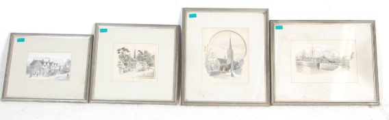 F G LEWIS - FOUR LOCAL INTEREST WEST COUNTRY PAINT