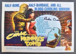 BRITISH HORROR - CURSE OF THE MUMMY'S TOMB SIGNED PHOTO