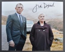 DAME JUDI DENCH - JAMES BOND 007 - SIGNED PHOTOGRA