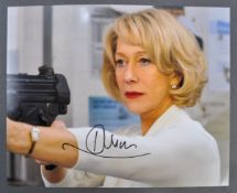 HELEN MIRREN - BRITISH ACTRESS - RED - AUTOGRAPHED