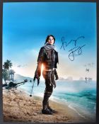 STAR WARS - FELICITY JONES - SIGNED 11X14