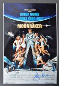 ROGER MOORE - JAMES BOND 007 - SIGNED 12X8
