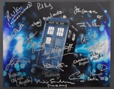 DOCTOR WHO - INCREDIBLE MULTI-SIGNED AUTOGRAPHED P