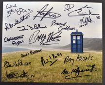 DOCTOR WHO - INCREDIBLE MULTI-SIGNED AUTOGRAPHED P