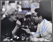 STAR WARS - GEORGE LUCAS & JJ ABRAMS DUAL SIGNED P
