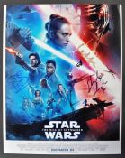 STAR WARS - THE RISE OF SKYWALKER - SIGNED 11X14