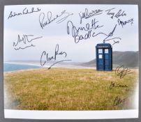 DOCTOR WHO - LARGE AUTOGRAPHED 12X14