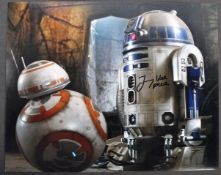 STAR WARS THE FORCE AWAKENS - JIMMY VEE AUTOGRAPHED PHOTOGRAPH