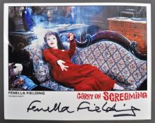 CARRY ON SCREAMING - FENELLA FIELDING - SIGNED 8X1