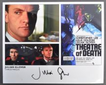 THEATRE OF DEATH - HORROR - JULIAN GLOVER SIGNED PHOTOGRAPH