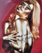 SHIRLEY EATON - JAMES BOND - AUTOGRAPHED 8X10