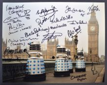 DOCTOR WHO - RARE MULTI-SIGNED COLOUR PHOTOGRAPH 1