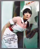 CARRY ON FILMS - ANITA HARRIS - AUTOGRAPHED 8X10