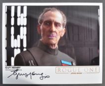 STAR WARS - ROGUE ONE - GUY HENRY SIGNED PHOTO