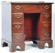 AN IMPRESSIVE 19TH CENTURY GILLOWS MANNER KNEE HOLE DESK