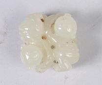 CHINESE ANTIQUE HAND CARVED JADE NETSUKE