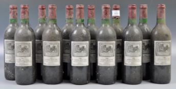 FULL CASE OF 12X BOTTLES OF 1982 CHATEAU BEAU SITE BORDEAUX