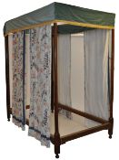 IMPRESSIVE VICTORIAN FOUR POSTER BED FRAME