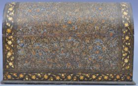 19TH CENTURY INDIAN KASHMIR STATIONARY BOX OF DOME FORM