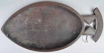 OCENAIC ANTIQUE TROBRIND MASSIM KWILLA WOOD PLATE