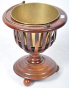 19TH CENTURY ENGLISH ANTIQUE MAHOGANY WINE BUCKET