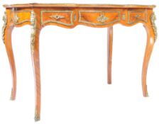 19TH CENTURY KINGWOOD FRENCH WRITING TABLE DESK
