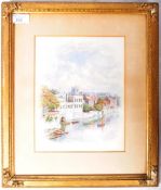 19TH CENTURY YORKSHIRE WATERCOLOUR PAINTING BY GEORGE FALL