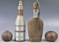 COLLECTION OF AFRICAN ZULU WIRE WORK ARTIFACTS