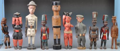 COLLECTION OF AFRICAN TRIBAL ANTIQUE FIGURES
