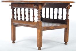 SUPERB 18TH CENTURY ENGLISH ANTIQUE OAK MONKS BENCH
