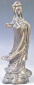 19TH CENTURY CHINESE ANTIQUE BRONZE FIGURINE OF GUAN YIN