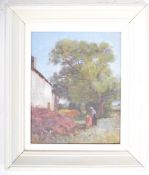 19TH CENTURY OIL ON CANVAS PAINTING BY J ANDERSON HAGUE