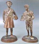 PAIR OF COMPANY SCHOOL EAST INDIA COMPANY TERRACOTTA FIGURINES