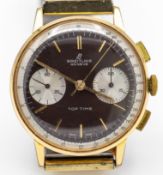 1960s Breitling Top Time Panda Face Wristwatch