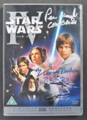STAR WARS - PETER MAYHEW & KENNY BAKER - RARE SIGN