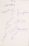 PETER WYNGARDE ESTATE - VINTAGE AUTOGRAPH BOOK - I
