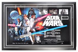 STAR WARS - INCREDIBLE GEORGE LUCAS AUTOGRAPHED LI