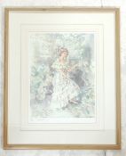 SIGNED PRINT OF A WATERCOLOUR PAINTING AFTER GORDO