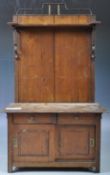 19TH CENTURY ANTIQUE MINIATURE KITCHEN DRESSER