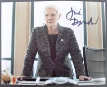 DAME JUDI DENCH - JAMES BOND 007 - SIGNED PHOTOGRAPH