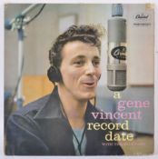 A GENE VINCENT RECORD DATE WITH THE BLUE CAPS - 1958 CAPITOL RELEASE