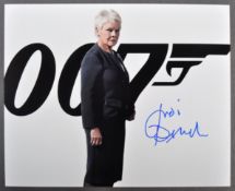 DAME JUDI DENCH - JAMES BOND 007 - SIGNED PHOTOGRAPH
