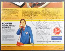 THE BEATLES - PAUL MCCARTNEY - AUTOGRAPH WITH HOOVER SLOGAN